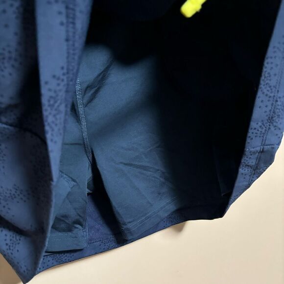 ADIDAS GOLF Tennis JACQUARD Cinch Skirt SKORT Tech Indigo- Size XL - Picture 7 of 12